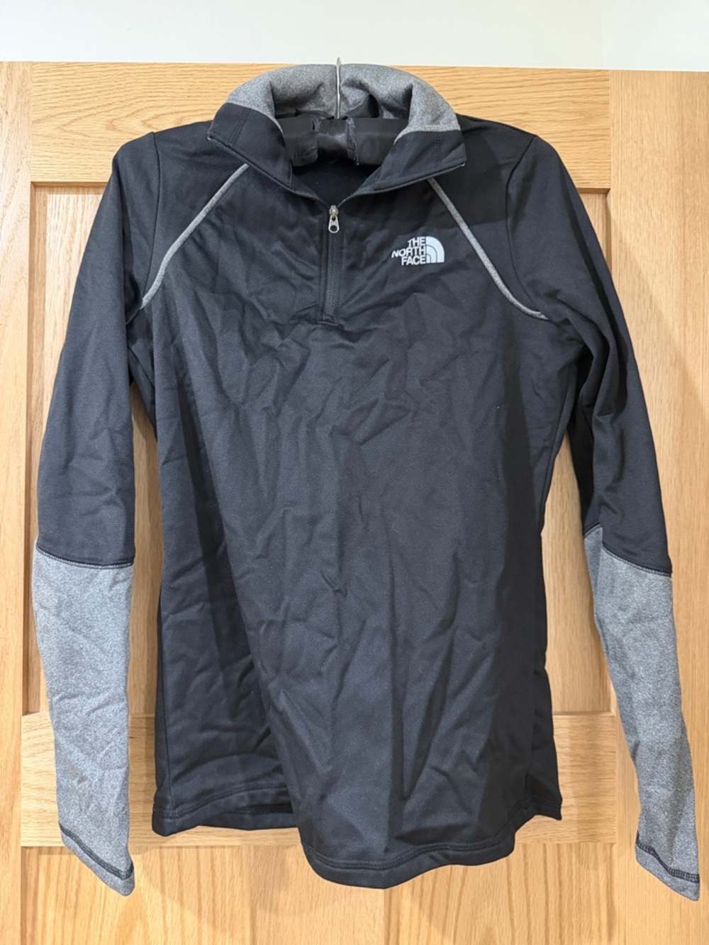 The North Face Black Pullover with Gray Accents